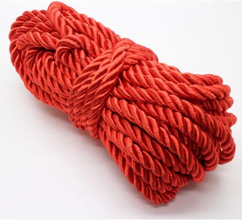 Pamir Tong Navy Blue 5mm ساتين ساتان ملتوية للحرف اليدوية على بعد 10 ياردات من الحبال القطن الزخرفية المزخرفة in Saudi Arabia