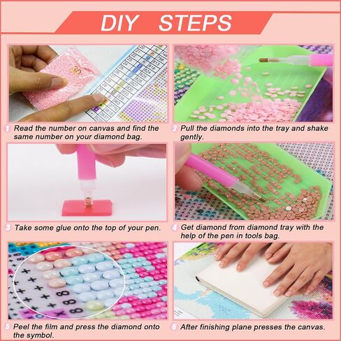 jjbswymt Christmas Diamond Art Kits للبالغين ، مجموعات الطلاء من Santa Claus 5D الماسي للمبتدئين للبالغين ، DIY Full Drill Diamond Painting Gem Art and Hawned Decor in Kuwait