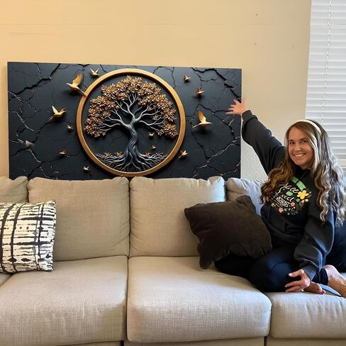 Celtic Tree of Life Wall Art IV (24x48) in Saudi Arabia