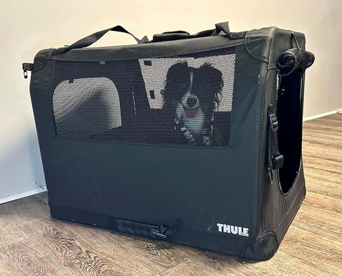 Thule قابلة للطي الكلب حجم بيت الكلب المتوسطة - من السهل التجميع - أبواب شبكية لسهولة الوصول - لوحة سحاب - تطوي بسهولة لأسفل in Kuwait