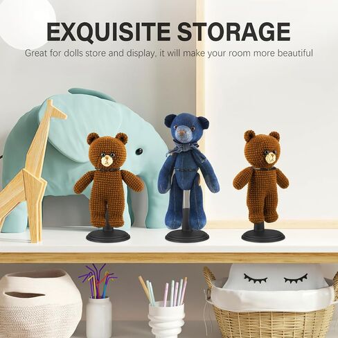 Toyandona 4pcs Doll Stand Action Figure Stand Teddy Bear Stand for Mini Dolls in Saudi Arabia