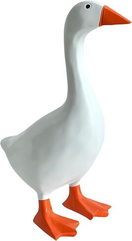 Desk Goose Magnetic Key Holder 7 Inch Mini Goose Statue for Desk or Table, Cute Resin Decor for Keys, Funny Goose Figurine for Office Table or Home, Silly Gift Idea in Kuwait