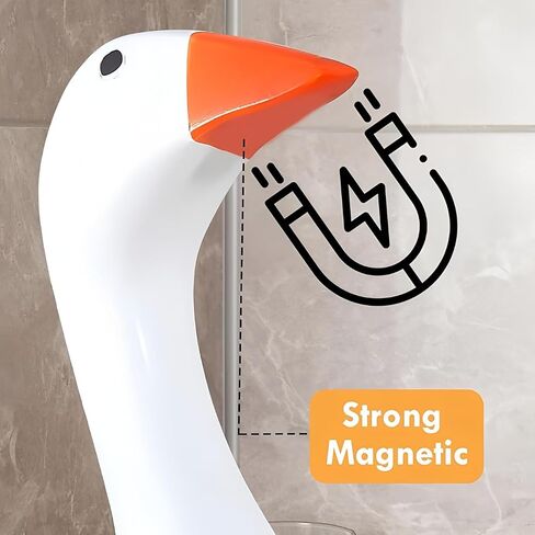 Desk Goose Magnetic Key Holder 7 Inch Mini Goose Statue for Desk or Table, Cute Resin Decor for Keys, Funny Goose Figurine for Office Table or Home, Silly Gift Idea in Kuwait