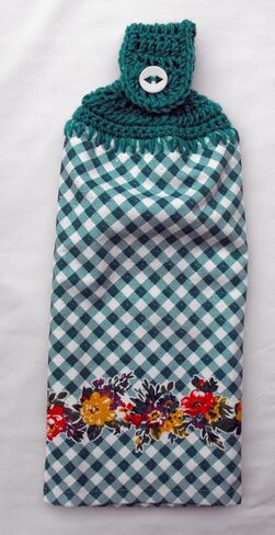 PETAL PARTY - KITCHEN UTENSILS - DOUBLE/FULL HANDMADE CROCHET TOP HANGING KITCHEN TOWEL (UTENSILS) in Saudi Arabia