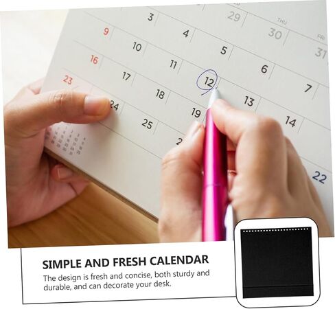 Uonlytech 12pcs DIY Desk Calendar Base تقويم قزحي in Kuwait