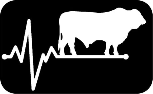 Santa Gertrudis Lifeline Bull Decal 6" Sticker OS 250 cattle cow in Saudi Arabia