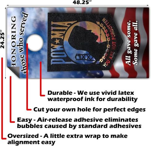 لوحات Cornhole اللف والملفات اللفائف للوحات اللوحات مجموعة من شارات ثقب الذرة ، 25+ تصميمات من جلود شارات كورنيول احترافية للوحات تغطي ملصقات كورنول فينيل (بوك ميا الأمريكية العلم) in Saudi Arabia