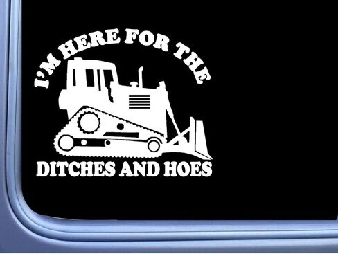 Doitches Sticker Ditices and Hoes OS 202 Vinyl 6 "Decal Dozer in Saudi Arabia