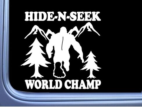 ملصق Bigfoot Hide N Seek OS 234 6 "SASAL SASQUATCH SQUATCH in Saudi Arabia