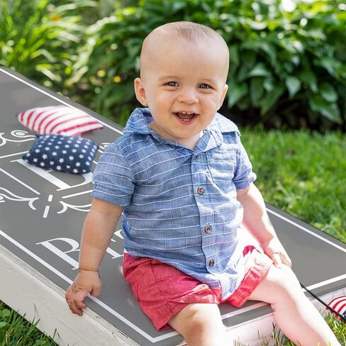 Cornhole Board Wraps and Decals Cornhole Wraps for Boards Set of 2 Corn Hole Decal, Skins Professional Vinyl Cornhole Decal for Boards Covers Sticker Cornhole Vinyl Wraps (Monogram Initial) in Saudi Arabia