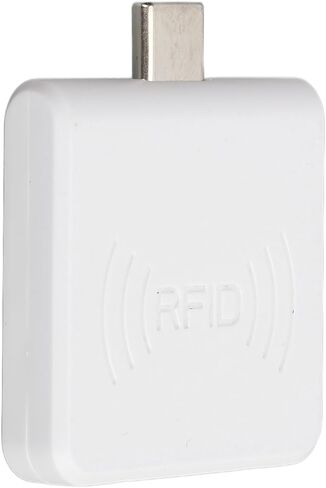 Mobile Phone Card Reader, Smart Card Reader without 13.56MHz with 0.2s Quick Read for Type-C Compatible (WHITE) in Saudi Arabia