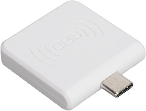 Mobile Phone Card Reader, Smart Card Reader without 13.56MHz with 0.2s Quick Read for Type-C Compatible (WHITE) in Saudi Arabia