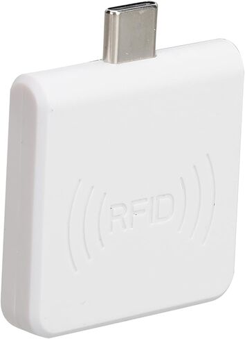 Mobile Phone Card Reader, Smart Card Reader without 13.56MHz with 0.2s Quick Read for Type-C Compatible (WHITE) in Saudi Arabia