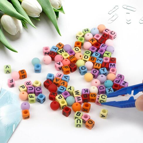 10PCS 3.9" Color Plastic Fuse Beads Tweezers - Perler Beads Tweezer for Beads Crafts for Fuse Bead Tweezers in Saudi Arabia