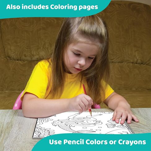 jackinthebox Sticker/Paint by Number babyanimal book craft for kids Ages 8+ in Kuwait