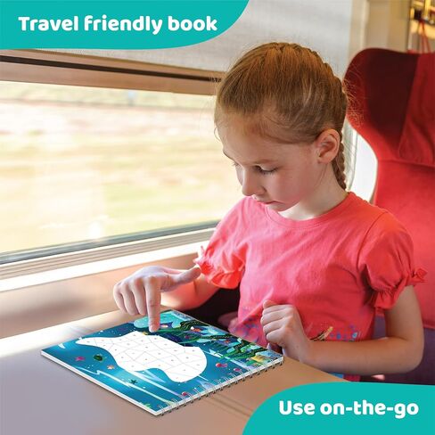 jackinthebox Sticker/Paint by Number babyanimal book craft for kids Ages 8+ in Kuwait