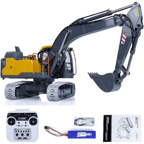 1:14 نموذج حفارة مزدوج E RC لـ E010 EC160E الكامل سبيكة معدنية RC هندسة مركبة مركبة محرك ESC Servo ، الولايات المتحدة في المخزون in Kuwait