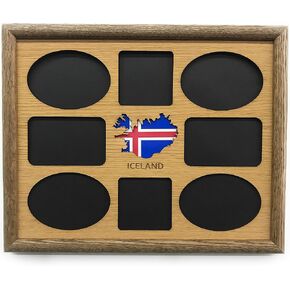 11x14 Country Picture Frame - Travel Collage Frame Holds 8 Photos (England) in Saudi Arabia