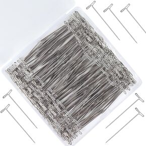 دبابيس عام 200pcs ، دبابيس شعر مستعار 2in (5 سم) دبابيس الخياطة ، دبابيس نسيج من الفولاذ المقاوم للصدأ ، تستخدم لمنع النسيج والنماذج النمذجة واللحف in Kuwait