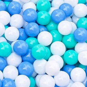 Vivavolt Ball Pit Balls 100 - فثالات آمن مجاني BPA كرات الكرة المجانية للحفر للأطفال الصغار ، وألوان زاهية 2.2 بوصة سحق الكرات البلاستيكية ، لحفرة الكرة ، والطفل الصغار ، ونفق الأطفال. in Kuwait