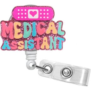 Medical Assistant Badge Reel - Medical Assistant ID Badge Reel - MA Badge Reel - Nurse - Medical Staff - Cute Badge Reel - Fun Badge Reel in Kuwait
