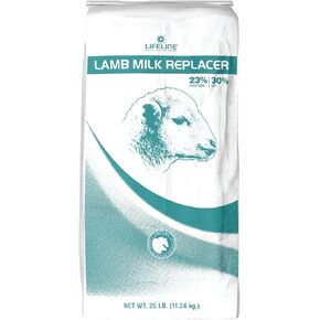 Annuso LifeLine Lamb Plus+ Adtlacer ، حقيبة 6 رطل - 23 ٪ من البروتين و 30 ٪ من الدهون - معززة مع Lifepulse لدعم إضافي - تشجع على الصحة المناعية والجهاز الهضمي والجهاز التنفسي - مسحوق Mix Easy -Mix in Kuwait