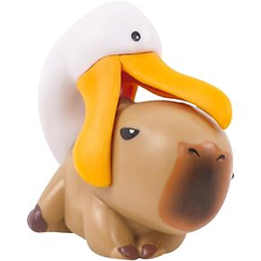 Cute Capybara Animal Figurines Set, Miniature Novelty Toys Collection, Decorative Desktop Accessories (Bucket) in Kuwait