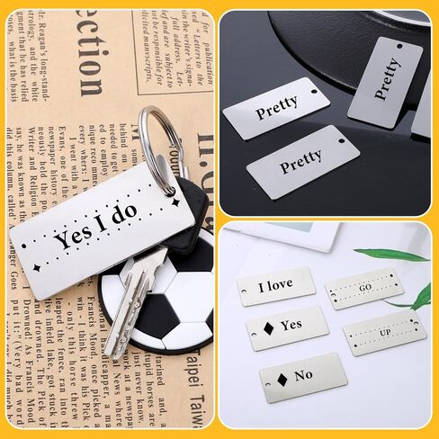 50 Pack Metal Engraving Blanks Stainless Steel Rectangle Blank Tags Metal Stamping Blanks Metal Tags, 1 Inch x 2 Inch in Saudi Arabia