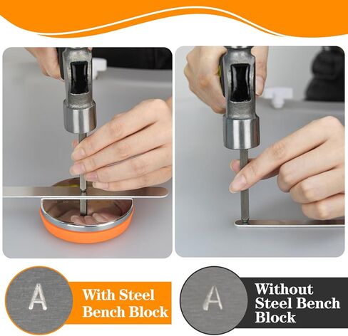3in Steel Bench Block, 3/4in Height Hardened Tool Steel, No Rebound Steel Block for Jewelry Making in Kuwait