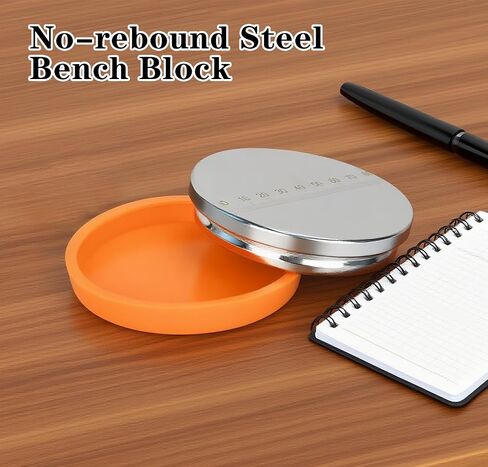 3in Steel Bench Block, 3/4in Height Hardened Tool Steel, No Rebound Steel Block for Jewelry Making in Kuwait