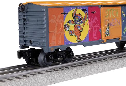 Lionel Disney Stitch Glow في The Dark Halloween O Gauge Model Train Boxcar in Saudi Arabia