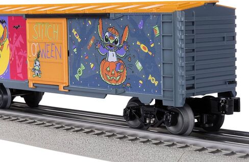 Lionel Disney Stitch Glow في The Dark Halloween O Gauge Model Train Boxcar in Saudi Arabia