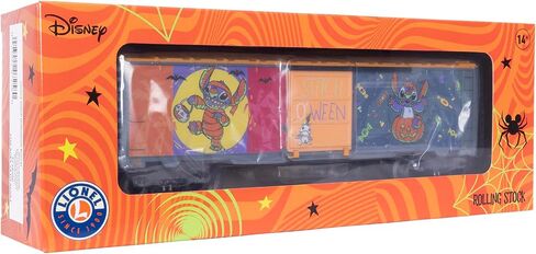 Lionel Disney Stitch Glow في The Dark Halloween O Gauge Model Train Boxcar in Saudi Arabia