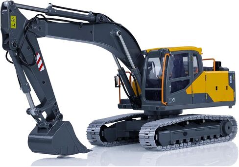 1:14 نموذج حفارة مزدوج E RC لـ E010 EC160E الكامل سبيكة معدنية RC هندسة مركبة مركبة محرك ESC Servo ، الولايات المتحدة في المخزون in Kuwait