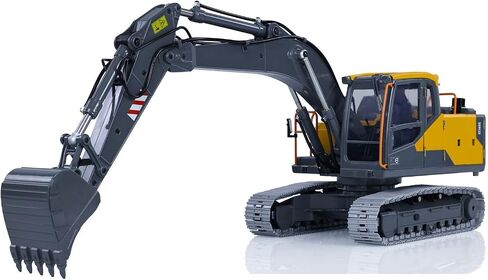 1:14 نموذج حفارة مزدوج E RC لـ E010 EC160E الكامل سبيكة معدنية RC هندسة مركبة مركبة محرك ESC Servo ، الولايات المتحدة في المخزون in Kuwait