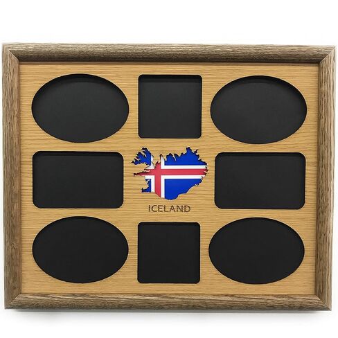 11x14 Country Picture Frame - Travel Collage Frame Holds 8 Photos (England) in Kuwait