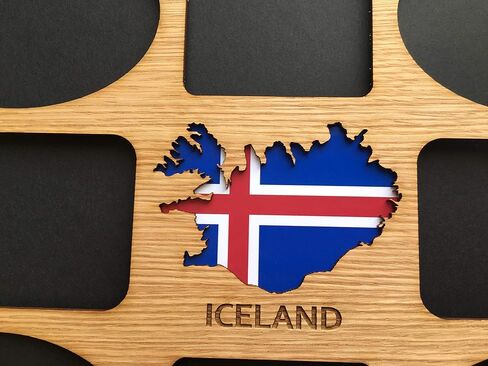 11x14 Country Picture Frame - Travel Collage Frame Holds 8 Photos (England) in Kuwait