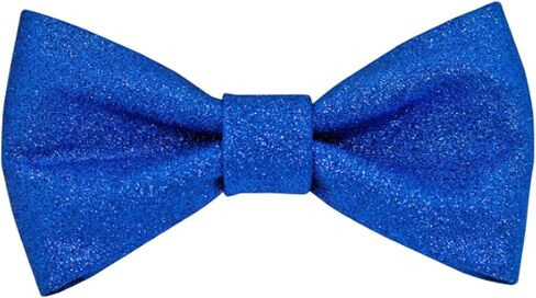 Men's Plain Color Pre-tied Bow Tie and Pocket Square Set | Glitter Sparkling for Formal Wedding Party Christmas | CK Bow (Red) in Saudi Arabia