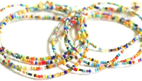 African waist beads for women, colorful waist beads, body jewelry, African waist beads with clasp, Handmade waist beads, birthday gift for her, birthday gift for women, Waist beads, Body in Saudi Arabia
