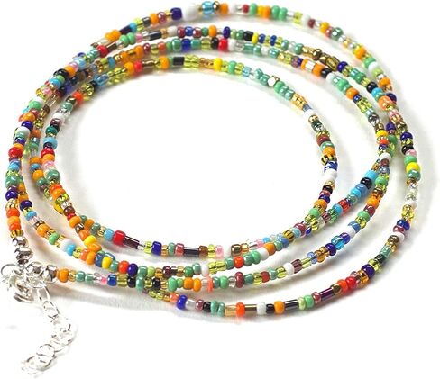 African waist beads for women, colorful waist beads, body jewelry, African waist beads with clasp, Handmade waist beads, birthday gift for her, birthday gift for women, Waist beads, Body in Saudi Arabia