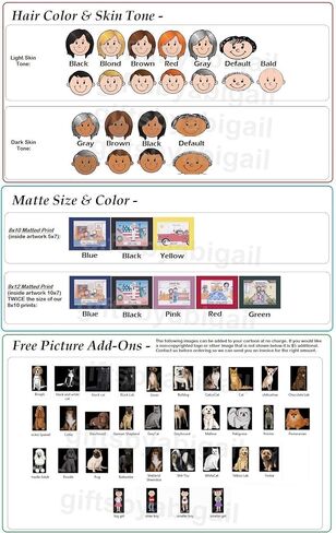 Assistant Principal Gift Personalized Custom Cartoon Print 8x10, 9x12 Magnet or Keychain in Saudi Arabia