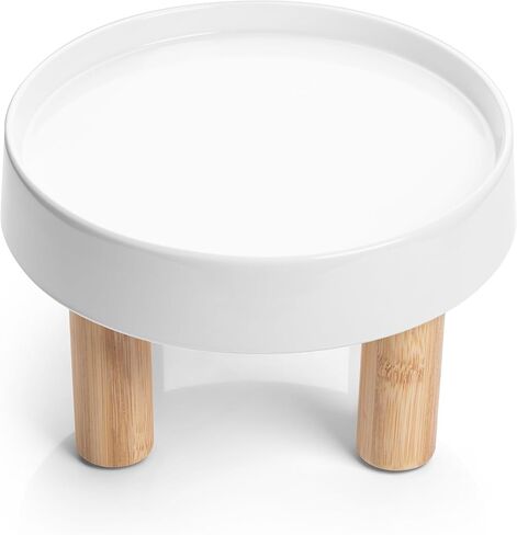 CatGuru Food Table for Cat Bowl, Non Slip Pet Feeding Station for Cat Food Bowls, Raised Stand for Food and Water Cats Bowls, Elevated Pet Feeder, Stress Free Pet Dish Stand (Marshnallow) in Kuwait