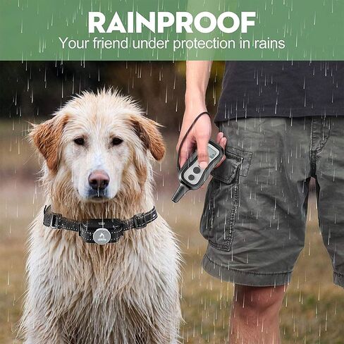 PATPET Dog Training Collar Shock Collar with Remote - 3 Training Modes, Beep, Vibration and Shock, Up to 1000 ft Remote Range, Rainproof for Small Medium Large Dogs in Saudi Arabia