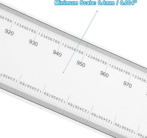 Patikil Film Ructible Ruler 100 سم 0.1 مم مع زاوية R و LIDTH خطوط واضحة للحيوانات الأليفة المسطرة المستقيمة للمصنع ، شفاف ، 2 أجهزة كمبيوتر in Kuwait