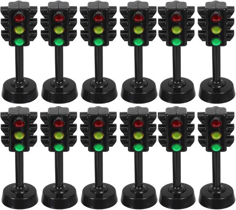 Traffic Light Toys for Kids Traffic Signal Model for Early Education Mini Lamp Red Green Light Game in Kuwait