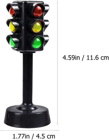 Traffic Light Toys for Kids Traffic Signal Model for Early Education Mini Lamp Red Green Light Game in Kuwait