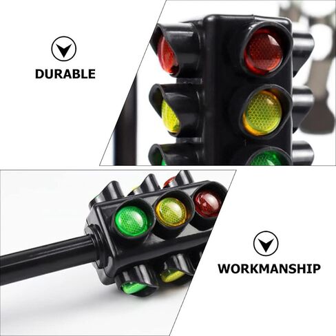 Traffic Light Toys for Kids Traffic Signal Model for Early Education Mini Lamp Red Green Light Game in Kuwait