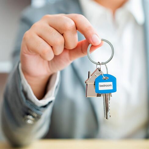 16 Pcs Colored Silicone Key Covers Caps Set with Blank Printed Label,Key Tags Color Identifiers for House Keys, Fit Key Protectors for Easy Organization in Saudi Arabia