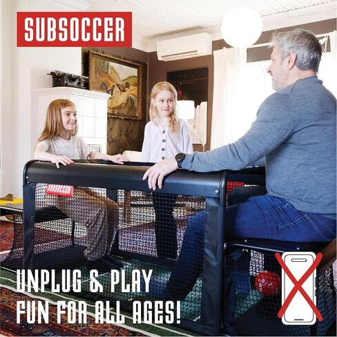 S3 Portable Bench Soccer Game Sturdy Indoor Outdoor Table Soccer مجموعة مع مقاعد وكرة وحزمة تجميع سهلة وتصميم GO للشاطئ أو المنزل أو المكتب أو الفناء الخلفي ، والمرح لجميع الأعمار in Kuwait