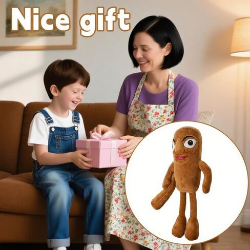 Beanrot الإيطالية ، Tung Tung Tung Sahur Plushies Toy 19inch للمشجعين هدية ، وسادة حيوانية محشوة للمنزل ديكور غرفة نوم الأطفال ، واختيار عيد ميلاد للبنات (2Pack) in Saudi Arabia